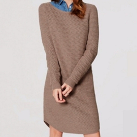 LOFT Dresses & Skirts - LOFT Textured Sweater Dress